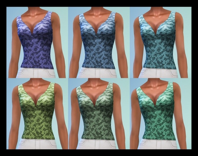 Sims 4 Cropped Tank Top by Simmiller at Mod The Sims
