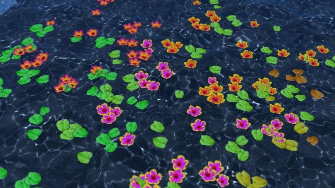 Sims 4 Scattered Blooms by Snowhaze at Mod The Sims