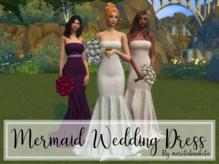Mermaid Wedding Dress by maretabuniketa at TSR