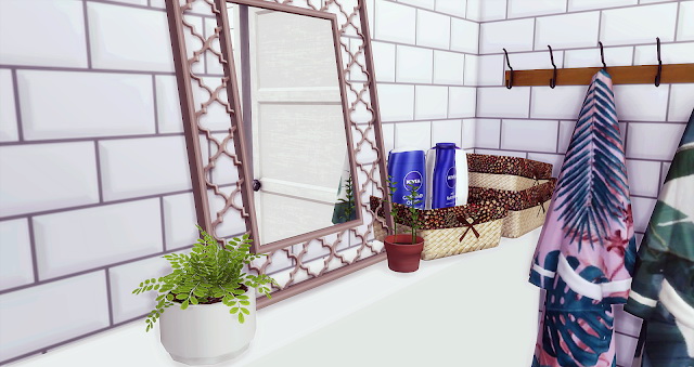 Sims 4 Vintage Attic Bathroom at Liney Sims