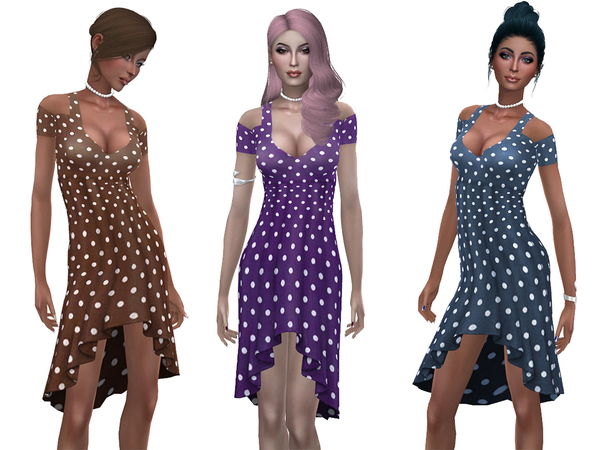 Sims 4 Anastasia dress by Simalicious at TSR