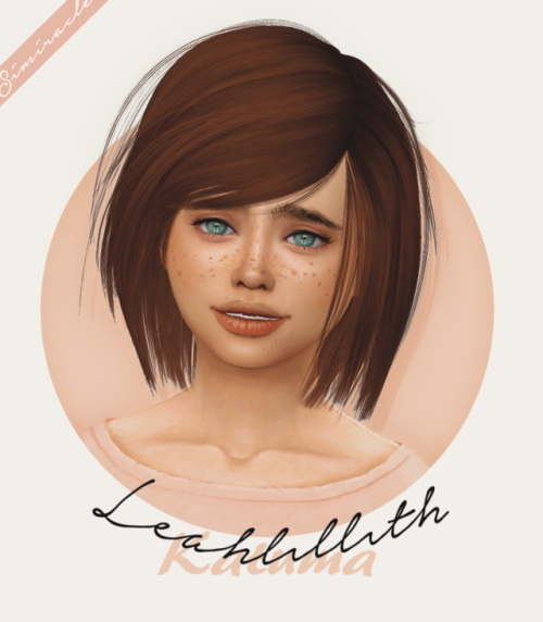 Sims 4 LeahLillith Katuma Hair Kids Version at Simiracle
