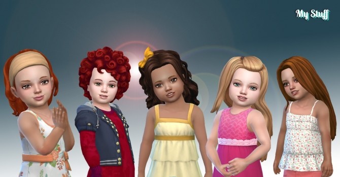 Sims 4 Toddlers Hair Pack 18 at My Stuff
