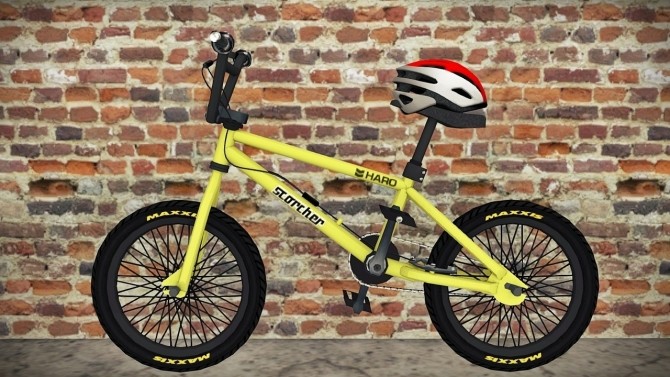 Sims 4 BMX Bike & Helmet at MXIMS