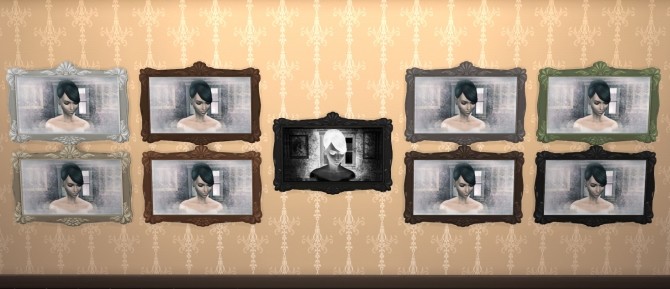 Sims 4 Ghost Diva Wall Picture by OxanaKSims at Mod The Sims
