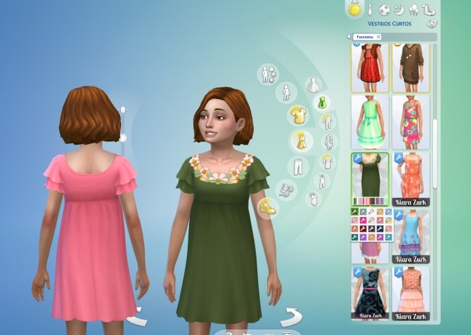 Sims 4 Dress Flower Collar at My Stuff