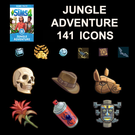 Jungle Adventure Icons by Simmiller at Mod The Sims