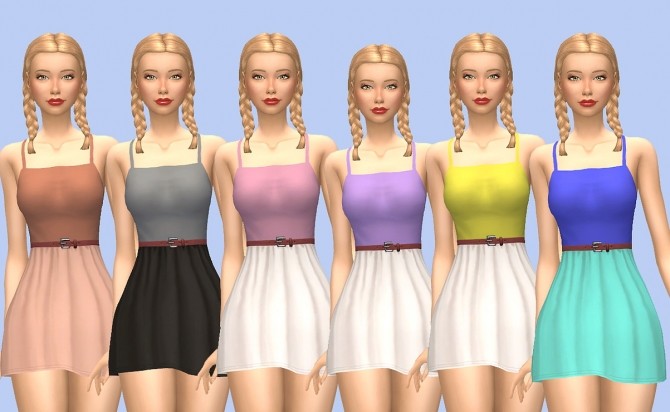 Sims 4 Sophie Dress at Kass