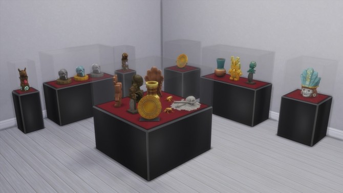 Sims 4 Display Cases & Pedestals from TS3 by TheJim07 at Mod The Sims