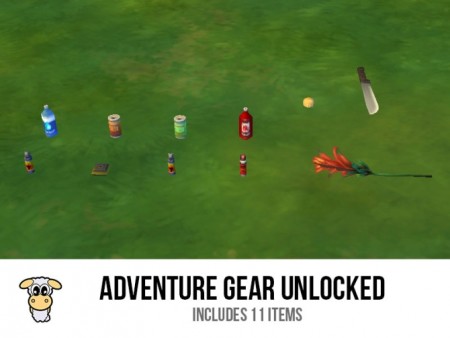 Adventure Gear Unlocked by indiaskapie at Mod The Sims