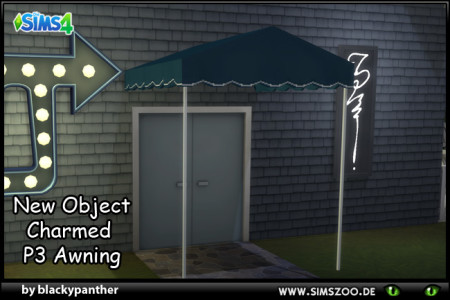 Charmed P3 Awning by blackypanther at Blacky’s Sims Zoo
