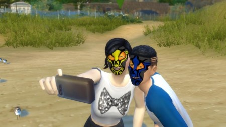 Dragon Face Paint by EmilitaRabbit at Mod The Sims
