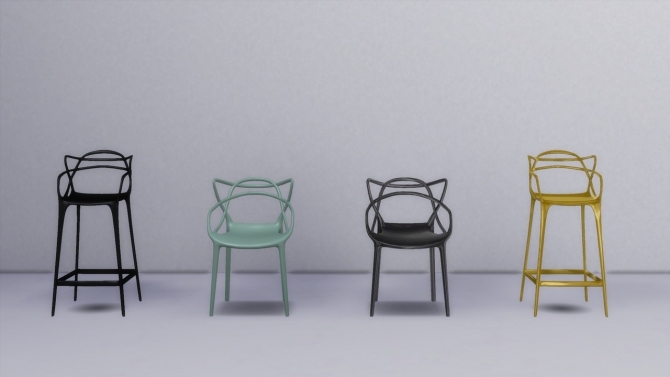 Master Collection (chair + stool) at Meinkatz Creations » Sims 4 Updates