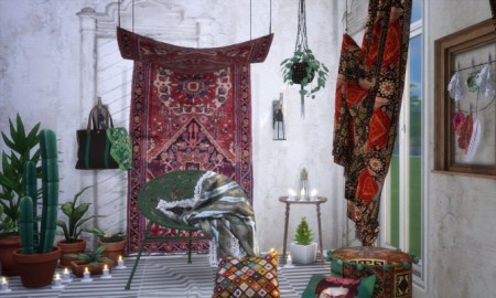 Overboho mix of modern and antique objects at Milla’s Creative Corner