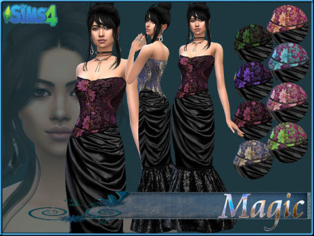 Dress J LolaKita by MagicMoonSims3 at TSR