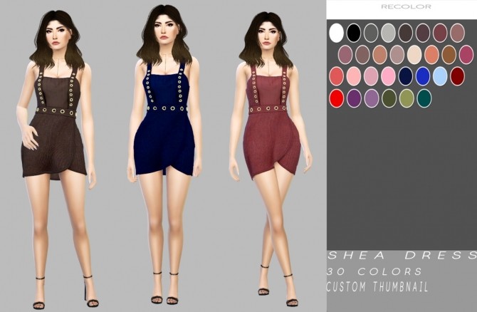 Sims 4 Shea Dress at Simply Simming