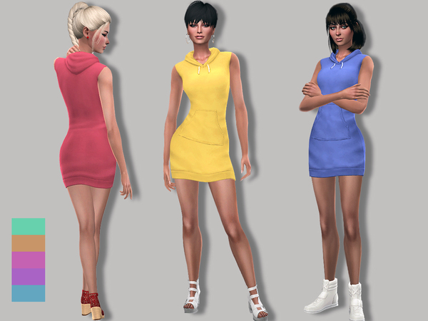 Sims 4 Serena dress by Simalicious at TSR