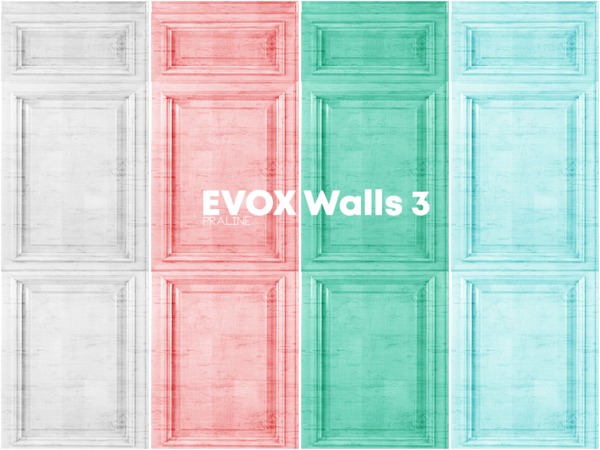 Sims 4 EVOX Walls 3 by Pralinesims at TSR
