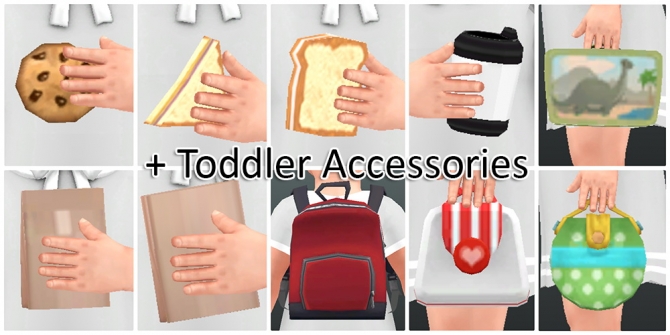 Toddler Pose N06 Accessories At Qvoix Escaping Reality Sims 4 Updates