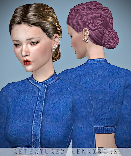 Sims 4 Newsea PasoDoble Hair Retexture at Jenni Sims