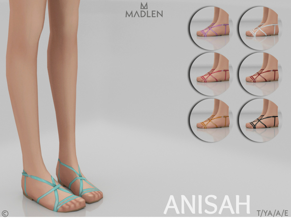 Sims 4 Madlen Anisah Shoes by MJ95 at TSR