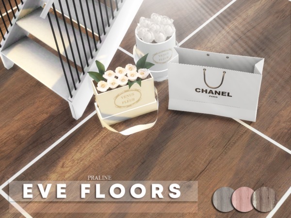 Sims 4 EVE Floors by Pralinesims at TSR