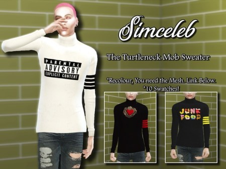 The Turtleneck Mob Sweater by simceleb at TSR