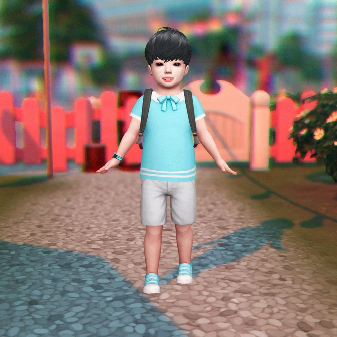 Toddler Pose N06 Accessories At Qvoix Escaping Reality Sims 4 Updates