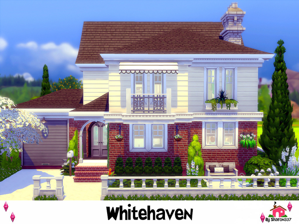 Sims 4 Whitehaven house by sharon337 at TSR