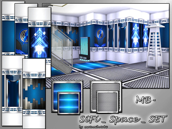 Sims 4 MB SiFi Space SET by matomibotaki at TSR