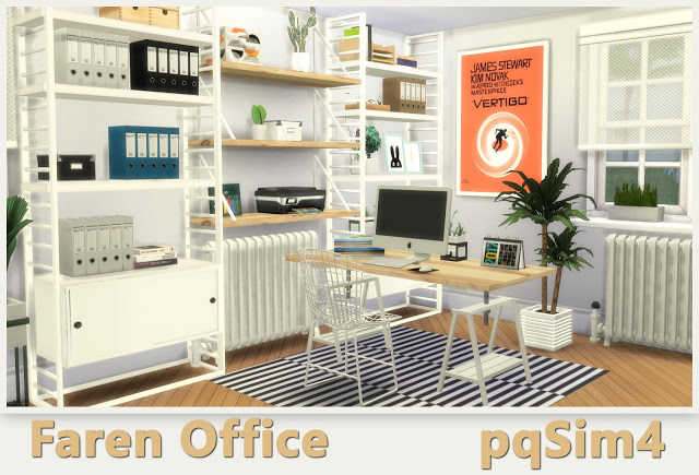 Sims 4 Faren Office at pqSims4