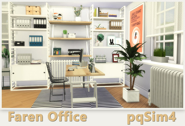 Sims 4 Faren Office at pqSims4