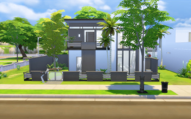 Sims 4 Modern Small House 40 at Via Sims