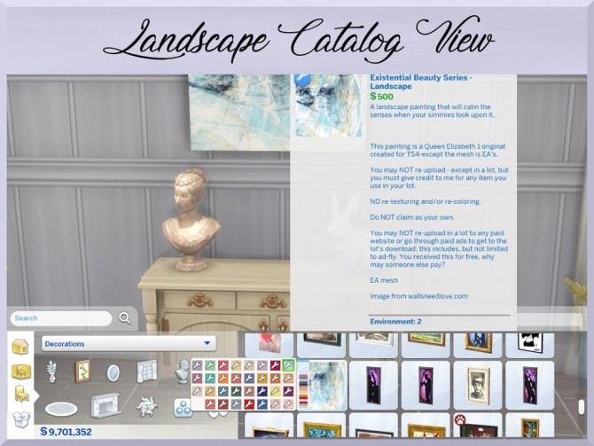 Sims 4 Existential Beauty Series by augold44 at Mod The Sims