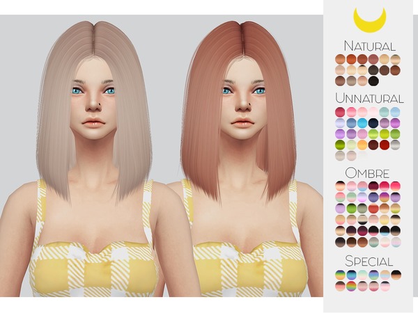 Sims 4 Hair Retexture 46 LeahLilliths Polly by Kalewa a at TSR