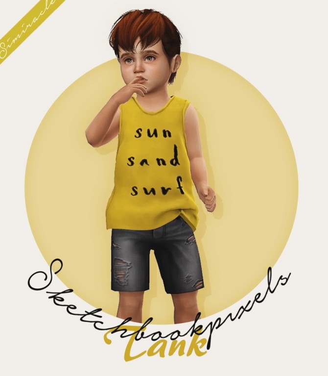 Sims 4 Sketchbookpixels Tank T 3T4 at Simiracle