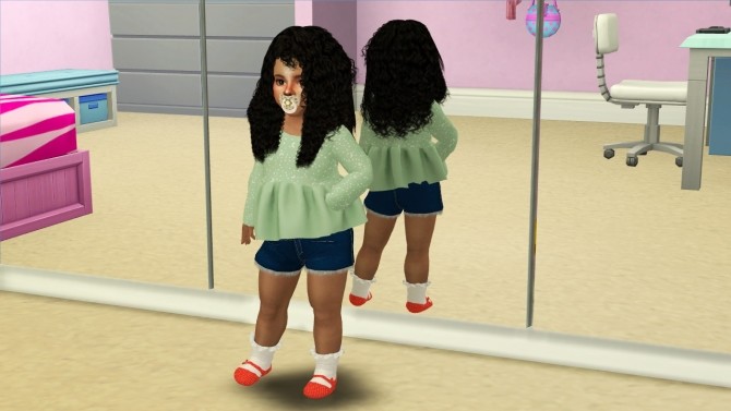 Sims 4 MYOS HAIR KIDS AND TODDLER VERSION at REDHEADSIMS