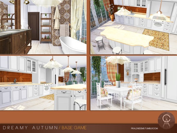 Sims 4 Dreamy Autumn home by Pralinesims at TSR