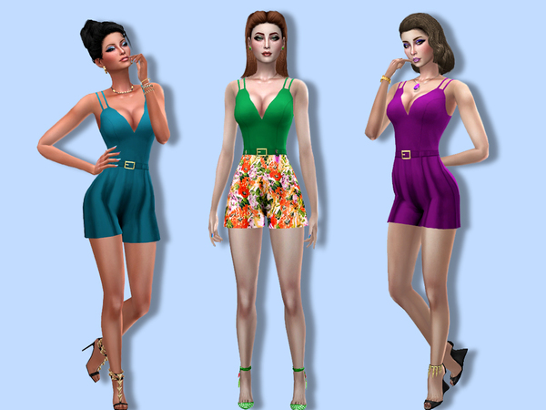 Sims 4 Betty romper by Simalicious at TSR