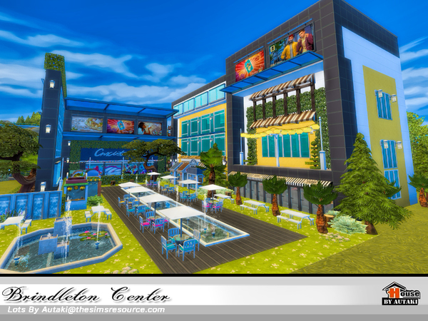 Sims 4 Brindleton Center by autaki at TSR