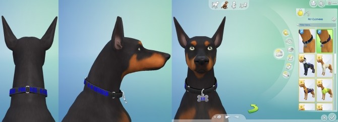 Sims 4 K 9 Officer Vest and Collar by EmilitaRabbit at Mod The Sims