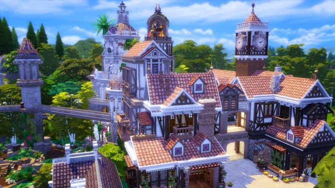 Sims 4 Fantasy Town at Akai Sims – kaibellvert