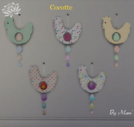 Easter deco set by Maman Gateau at Sims Artists