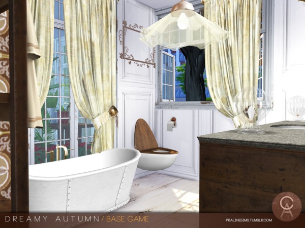 Sims 4 Dreamy Autumn home by Pralinesims at TSR