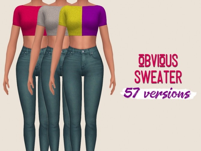 Sims 4 Obvious sweater at Midnightskysims