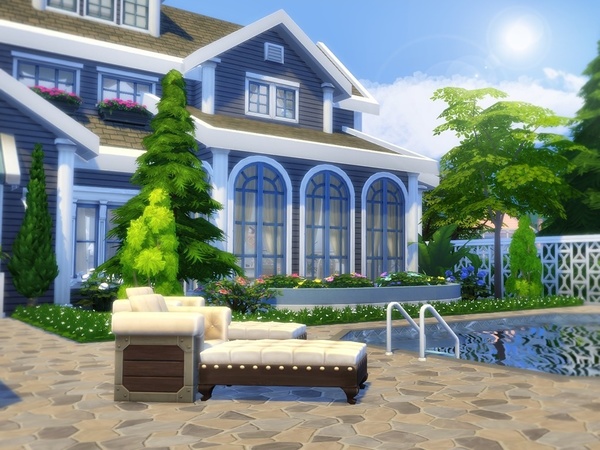 Sims 4 Aurora house by MychQQQ at TSR
