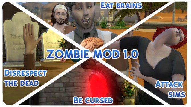 Sims 4 Zombie Mod V1.0 by Nyx at Mod The Sims
