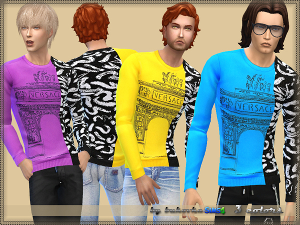 Sims 4 Sweater Male by bukovka at TSR