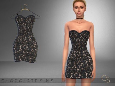 Lace Dress Leila by MissSchokoLove at TSR