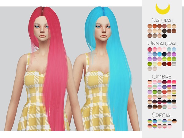Sims 4 Hair Retexture 50 LeahLilliths Nicki by Kalewa a at TSR